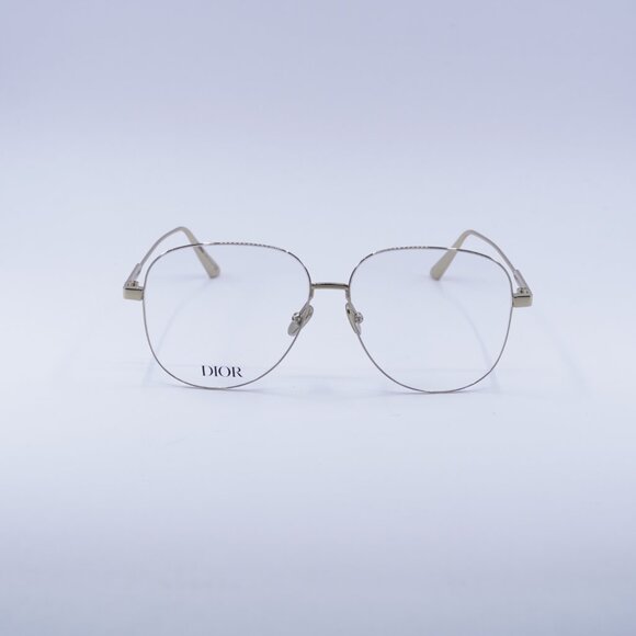 Dior ULTRADIORO A1U A000 Eyeglasses Gold 57mm Aviator Frame - Picture 3 of 11